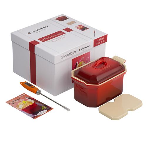 Le Creuset - 91008406064110 - Les Céramiques - Coffret Foie Gras - Cerise - 0,6 L